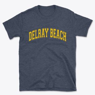 Delray Beach Florida Varsity Basic T-Shirt