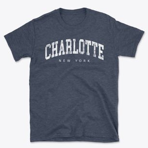 Charlotte New York Urban Vibe Basic T-Shirt