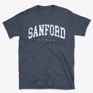 Sanford Texas Urban Vibe Basic T-Shirt