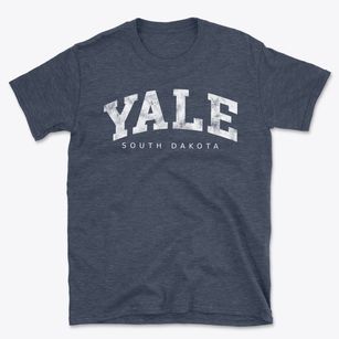 Yale South Dakota Urban Vibe Basic T-Shirt