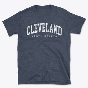 Cleveland North Dakota Urban Vibe Basic T-Shirt