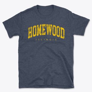 Homewood Illinois Urban Vibe Basic T-Shirt
