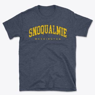 Snoqualmie Washington Urban Vibe Basic T-Shirt