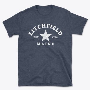 Litchfield Maine Star Basic T-Shirt