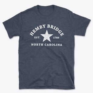 Hemby Bridge North Carolina Star Basic T-Shirt
