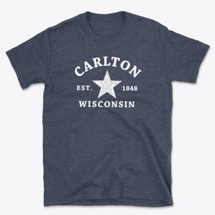 Carlton Wisconsin Star Basic T-Shirt