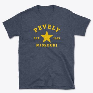 Pevely Missouri Star Basic T-Shirt
