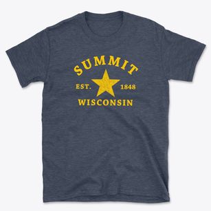 Summit Wisconsin Star Basic T-Shirt