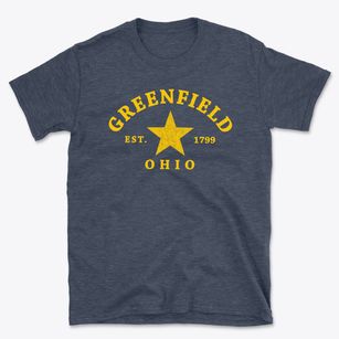 Greenfield Ohio Star Basic T-Shirt