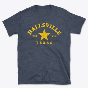 Hallsville Texas Star Basic T-Shirt