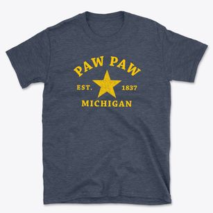 Paw Paw Michigan Star Basic T-Shirt
