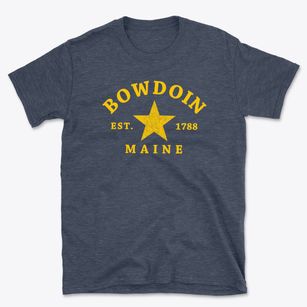 Bowdoin Maine Star Basic T-Shirt