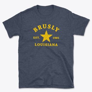 Brusly Louisiana Star Basic T-Shirt