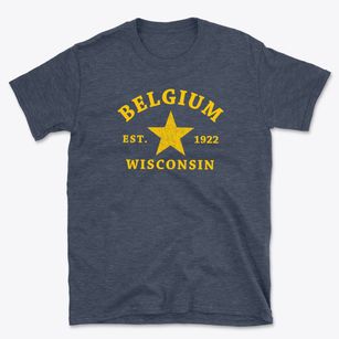 Belgium Wisconsin Star Basic T-Shirt
