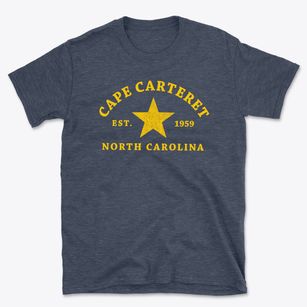 Cape Carteret North Carolina Star Basic T-Shirt