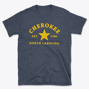 Cherokee North Carolina Star Basic T-Shirt