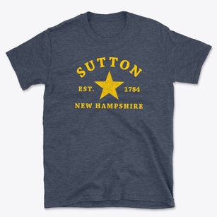 Sutton New Hampshire Star Basic T-Shirt