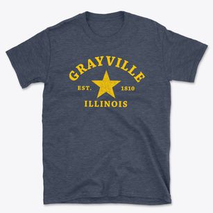 Grayville Illinois Star Basic T-Shirt