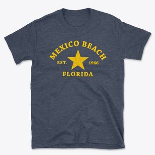 Mexico Beach Florida Star Basic T-Shirt
