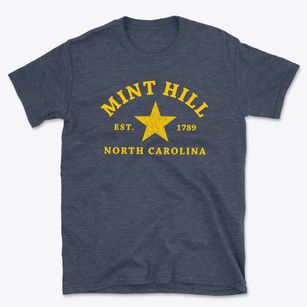Mint Hill North Carolina Star Basic T-Shirt