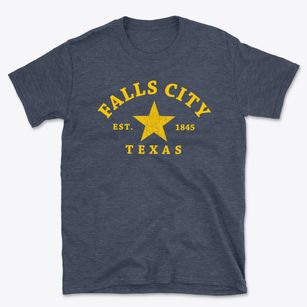 Falls City Texas Star Basic T-Shirt