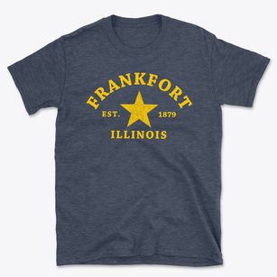 Frankfort Illinois Star Basic T-Shirt