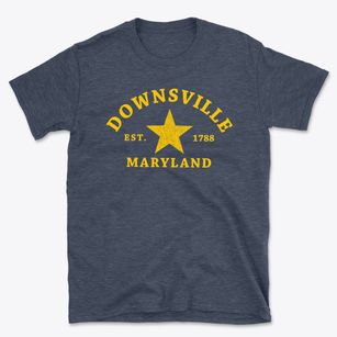 Downsville Maryland Star Basic T-Shirt