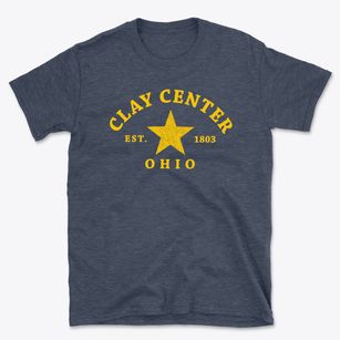 Clay Center Ohio Star Basic T-Shirt