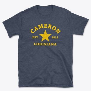 Cameron Louisiana Star Basic T-Shirt