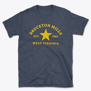 Bruceton Mills West Virginia Star Basic T-Shirt