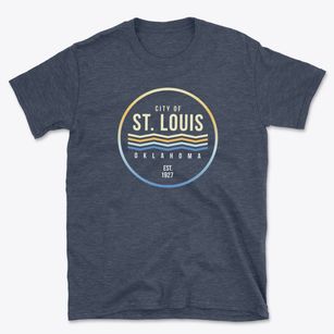 St. Louis Oklahoma Color Fade Basic T-Shirt