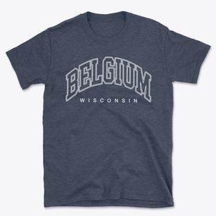 Belgium Wisconsin Inline Basic T-Shirt