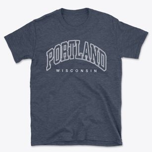 Portland Wisconsin Inline Basic T-Shirt