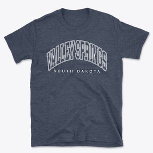Valley Springs South Dakota Inline Basic T-Shirt