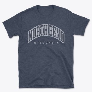 North Bend Wisconsin Inline Basic T-Shirt