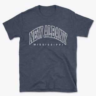 New Albany Mississippi Inline Basic T-Shirt