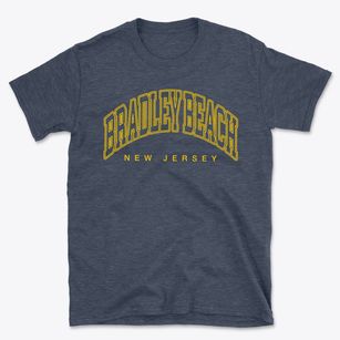 Bradley Beach New Jersey Inline Basic T-Shirt