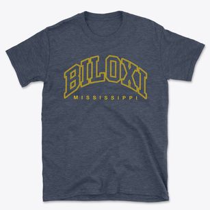 Biloxi Mississippi Inline Basic T-Shirt