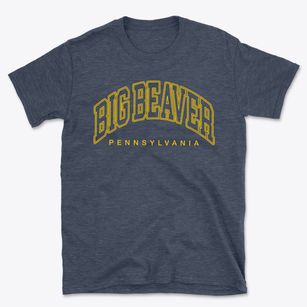 Big Beaver Pennsylvania Inline Basic T-Shirt