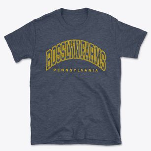 Rosslyn Farms Pennsylvania Inline Basic T-Shirt