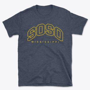 Soso Mississippi Inline Basic T-Shirt