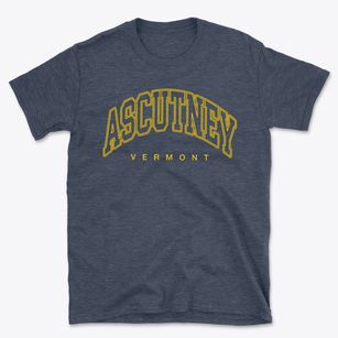 Ascutney Vermont Inline Basic T-Shirt
