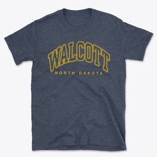 Walcott North Dakota Inline Basic T-Shirt