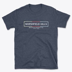 Marshfield Hills Massachusetts Artbox Basic T-Shirt