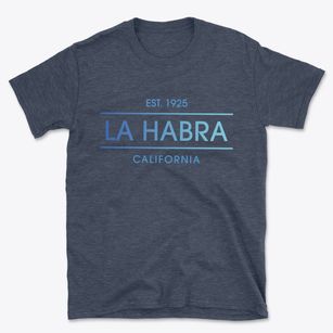 La Habra California Horizon Basic T-Shirt