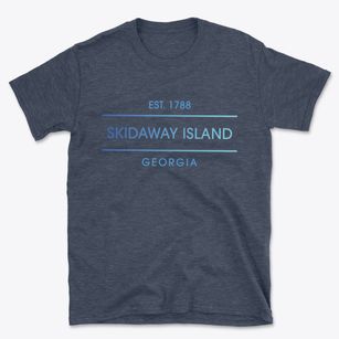 Skidaway Island Georgia Horizon Basic T-Shirt