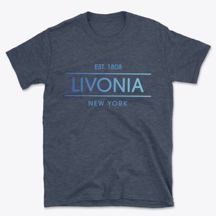 Livonia New York Horizon Basic T-Shirt