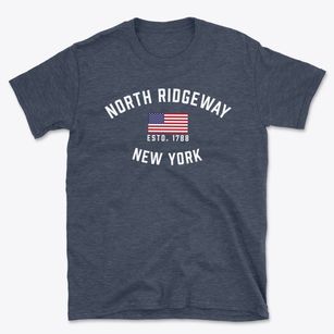 North Ridgeway New York Patriot Basic T-Shirt