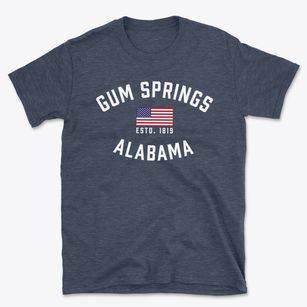 Gum Springs Alabama Patriot Basic T-Shirt