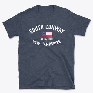 South Conway New Hampshire Patriot Basic T-Shirt